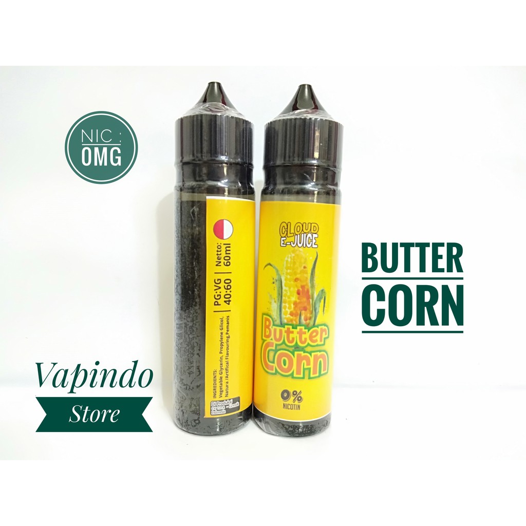 CLOUD EJUICE BUTTER CORN 60ML 0MG TOR T.O.R PREMIUM E LIQUID VAPE