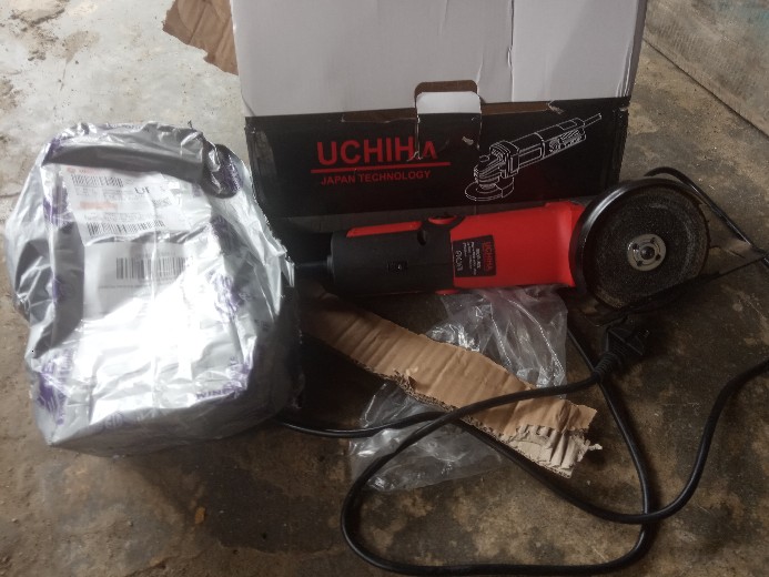 Uchiha Type 802 Angle Grinder Mesin Gerinda Tangan Japan Gergaji Besi Granet Full Bonus