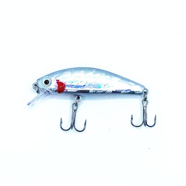 SGYAO 1Pcs New Sinking Minnow Umpan Pancing 5.5cm 6g Fishing Lure Swimbait Bass Wobbler Ikan Kecil Kail Memancing Kait