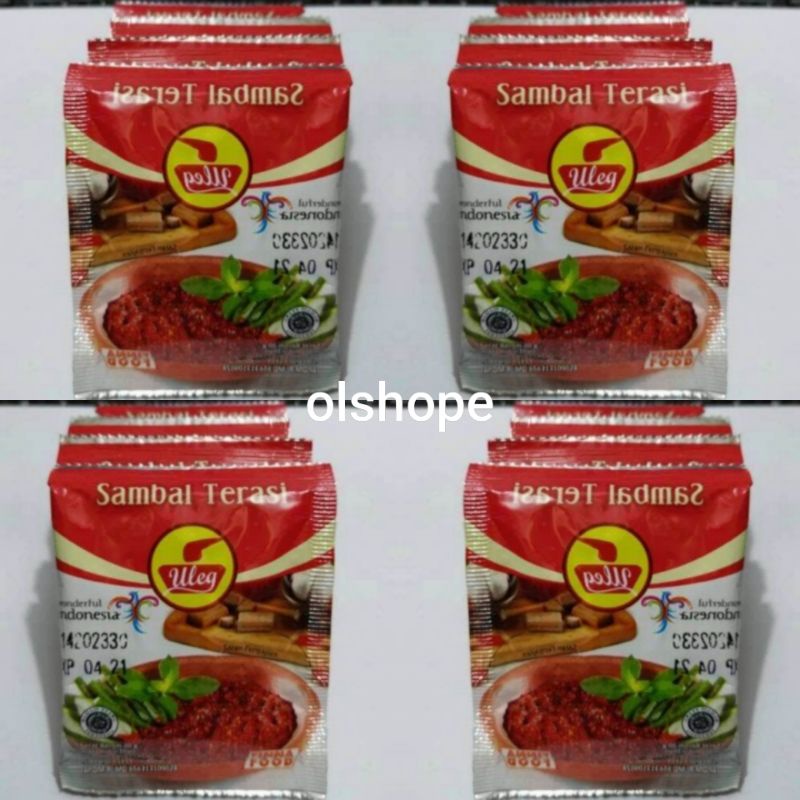 

hot aitem sambal terasi ulek/ 1renteng