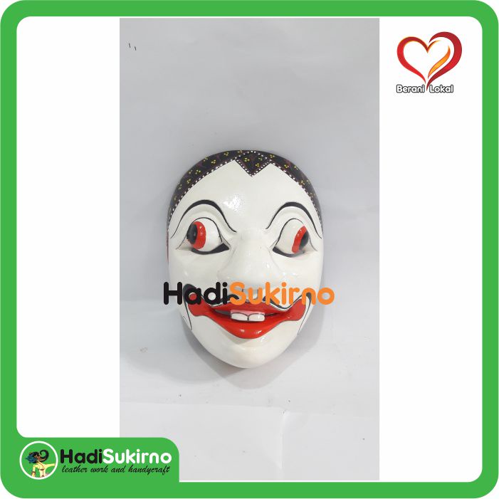 Topeng Kayu Karakter Gareng Unik