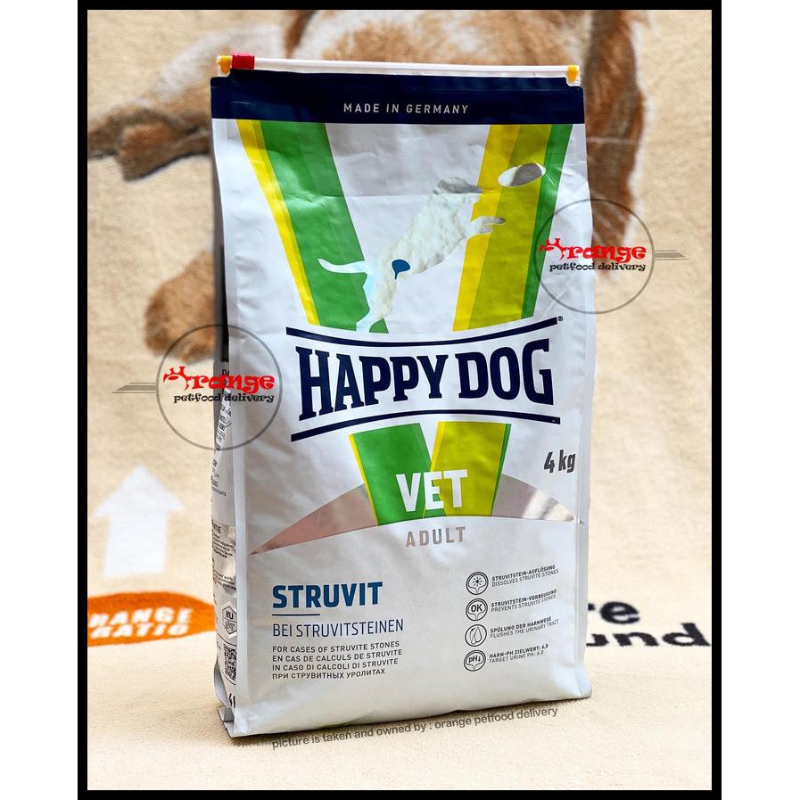 HAPPY DOG VET DIET STRUVIT 4 KG MAKANAN ANJING SAKIT GINJAL URINARY