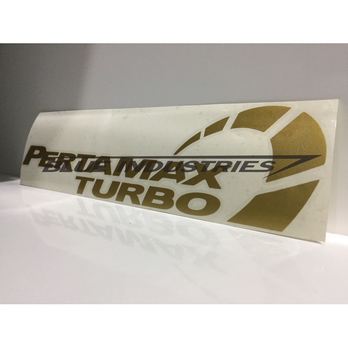 Stiker Pertamina Pertamax TURBO 