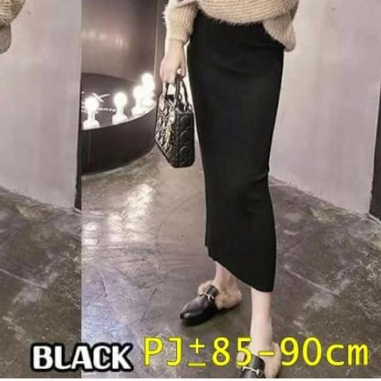 ROK SPAN RAJUT PANJANG | ROK PREMIUM RAJUT | SPAN ROK - ROK WANITA RAJUT TEBAL