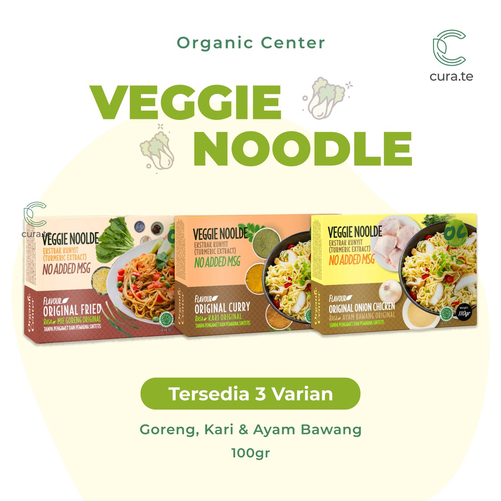 ORGANIC CENTER MIE JUMBO | VEGGIE NOODLE SEHAT ORGANIK