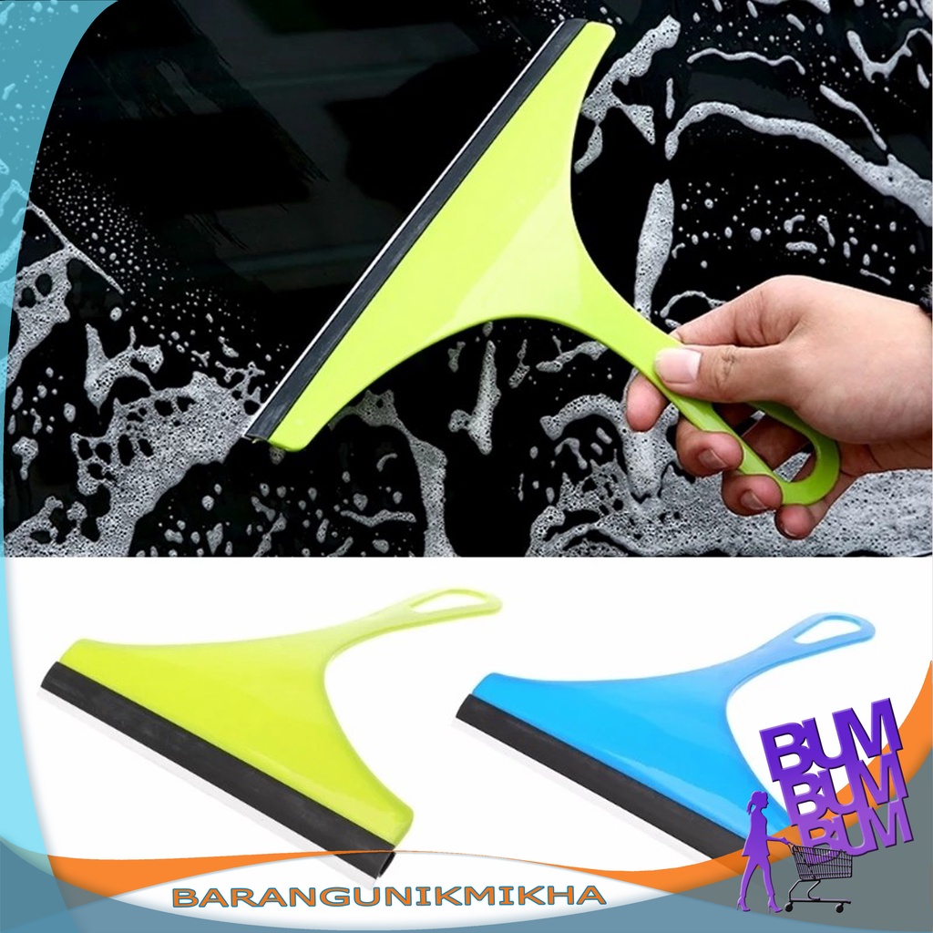 Wiper Karet Pembersih Kaca Jendela Kaca Mobil Handle Plastik - BUM