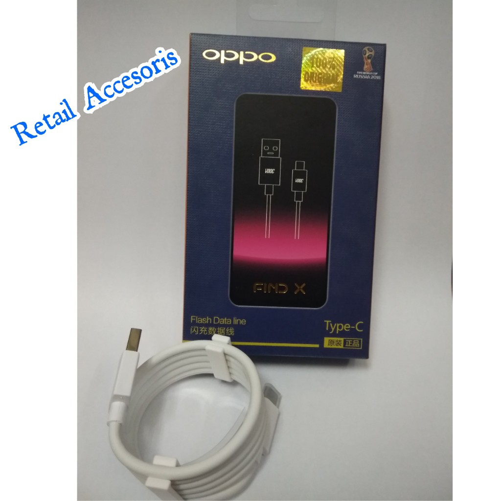 Kabel Charger Oppo Find X VOOC Type C Fast Charging original