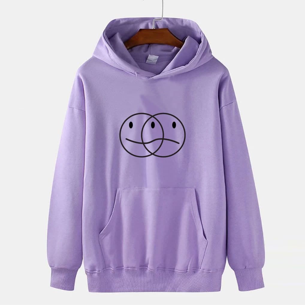Jaket Hoodie Smiley mo