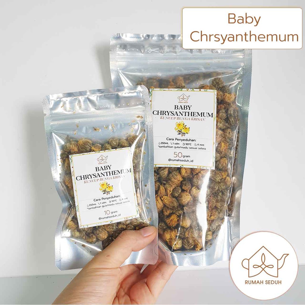 50gr Baby Chrysanthemum Dried Flower / Teh Kuncup Bunga Krisan / Baby Krisan