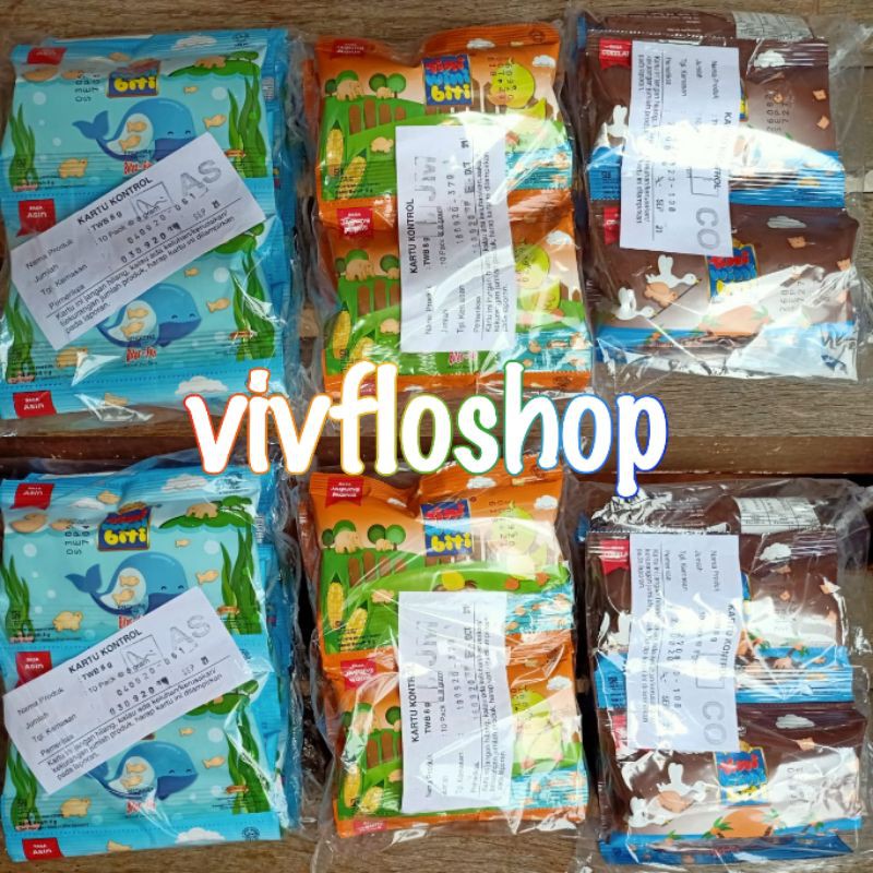 

Biskuit Tini Wini Biti kemasan mini (10 sachet x 18 gram)