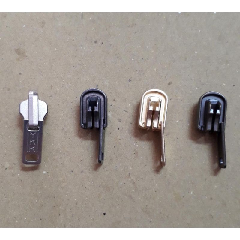 Kepala Resleting YKK bolak balik / kepala Resleting bolak balik no 5 untuk gigi besi