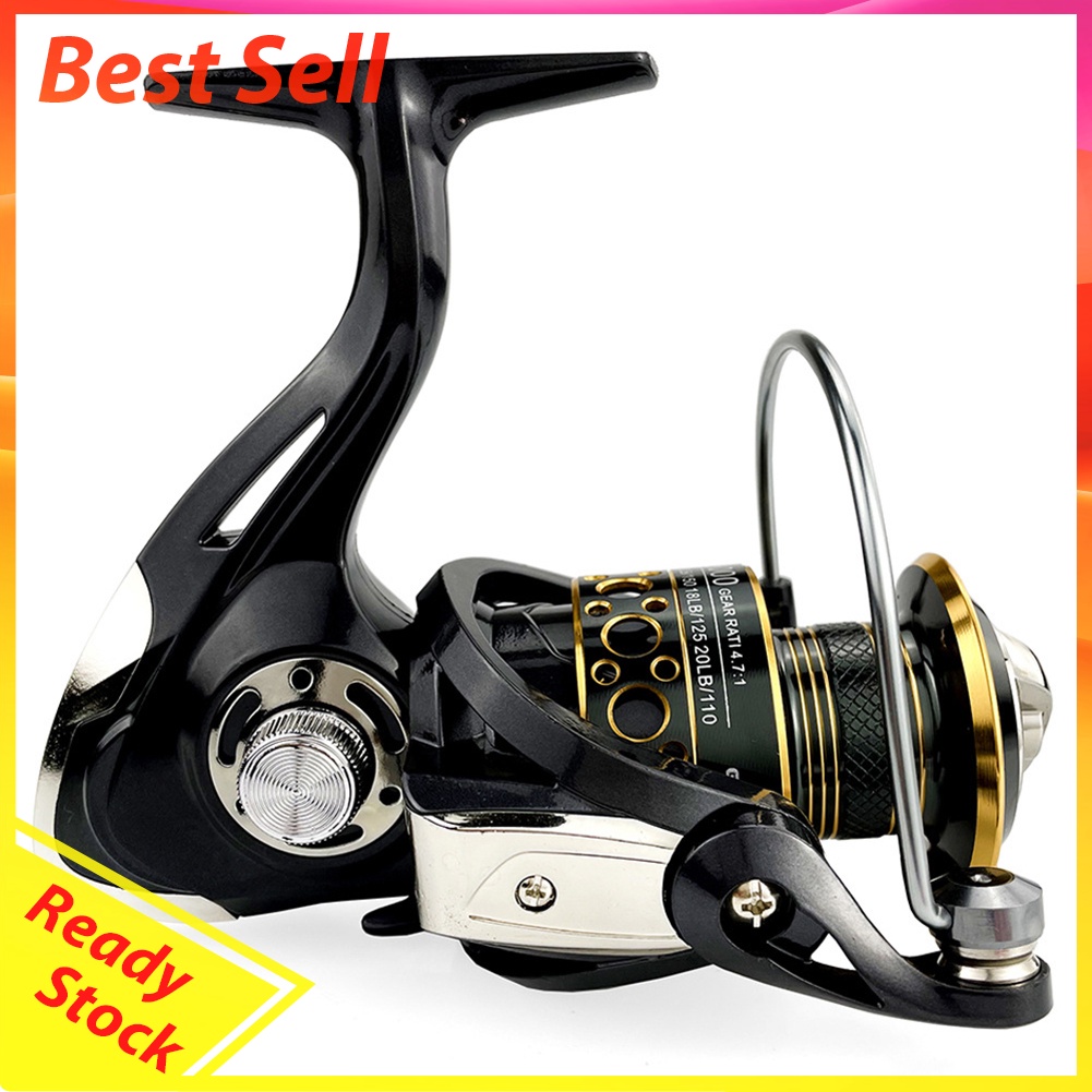 BK 13BBs Right Left Hand 5.2/1 / 4.7/1 Metal Line Cup Spinning Fishing Reel