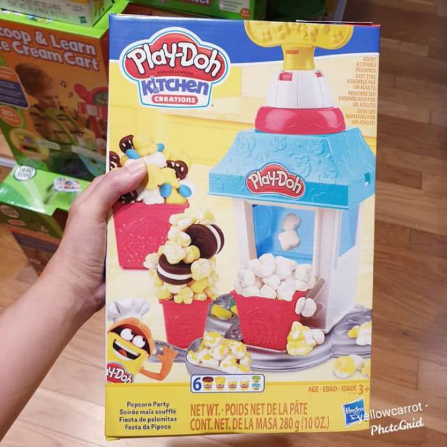 Playdoh Popcorn Party Maker Play-Doh Original Hasbro Mainan Edukasi Playdoh