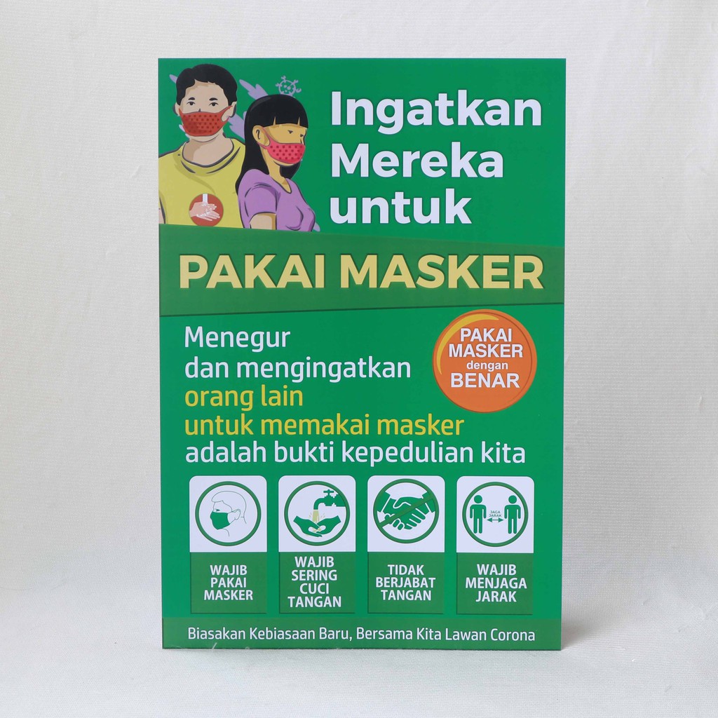 Poster Ingatkan Pakai Masker New Normal Shopee Indonesia