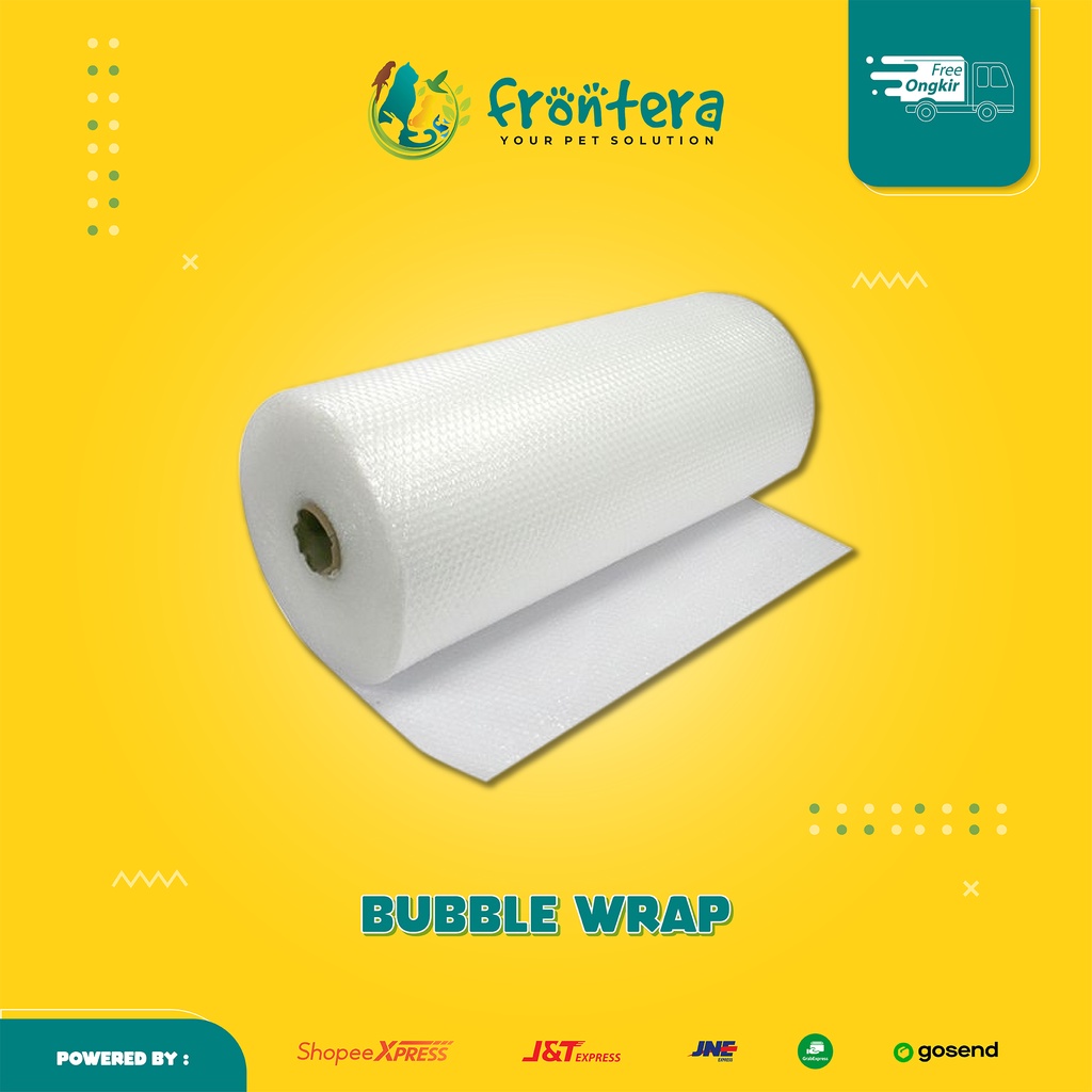 

BUBBLE WRAP TAMBAHAN KHUSUS ORDERAN TOKO FRONTERA PET INDONESIA