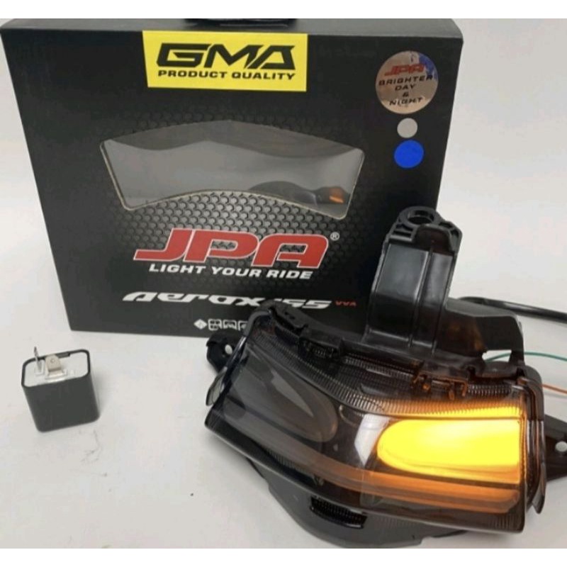 Lampu Stop Aerox 155 JPA 3 in 1 Senja Biru senja merah Sen Kuning Rem Merah