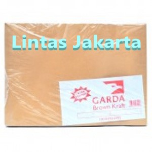 Amplop Coklat Ukuran A4 ( Isi 100 lembar ) Merk Garda