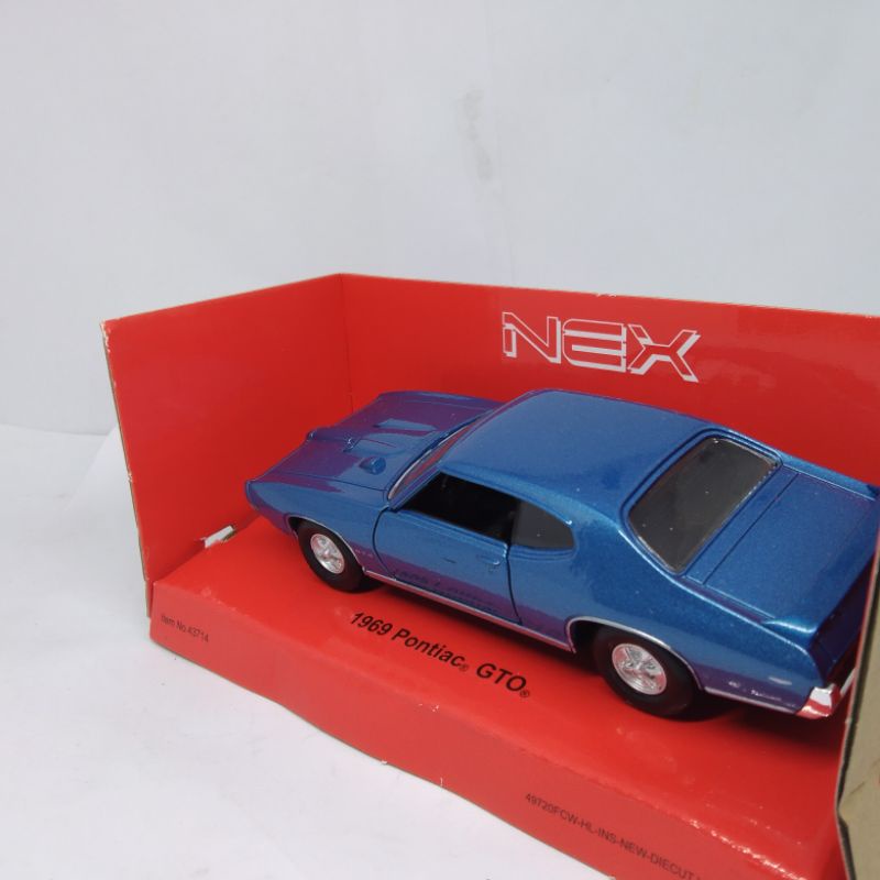 diecast miniatur mobil clasic pontiac skala 1: 38 ori