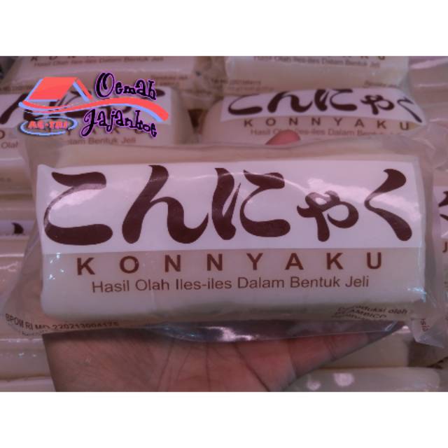 

Konnyaku Jepang, 500gr 2 blok @250gr