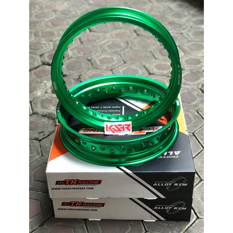 VELG SUPERMOTO TK RACING RING 17 300/350 HOLE 36 - GREEN