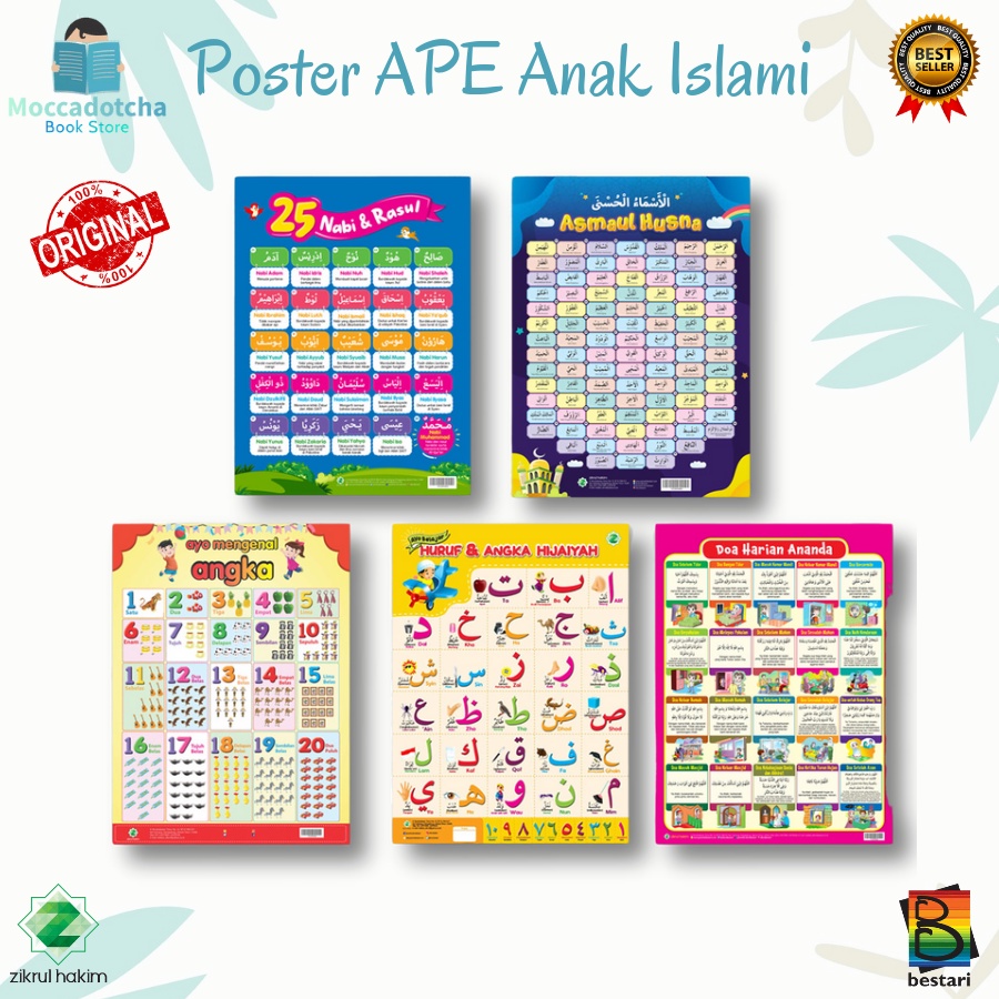 Poster Anak Edukatif PAUD & TK  - Poster Anak Islami