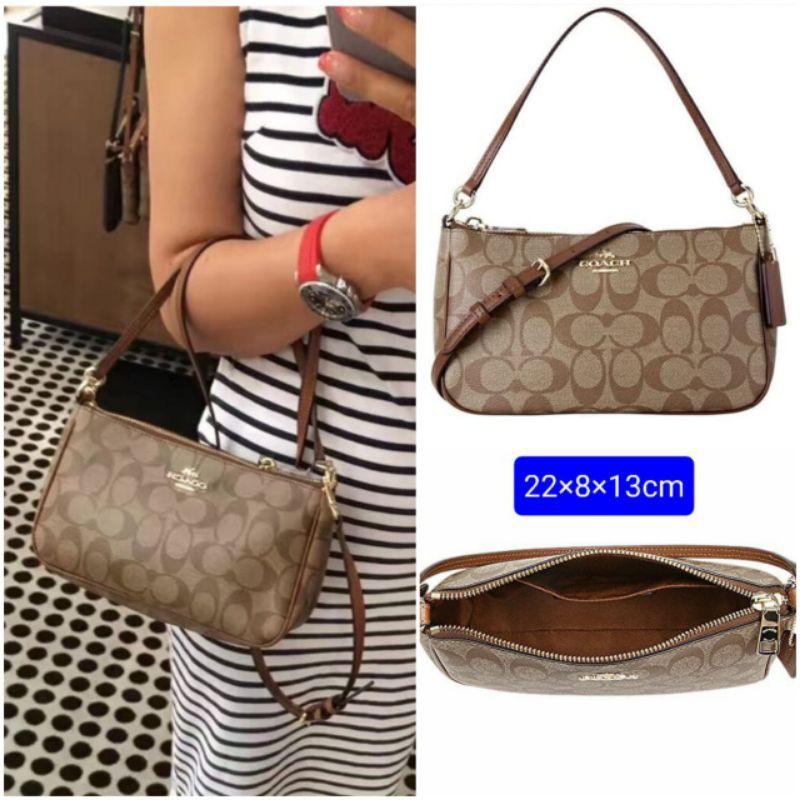 COACH tas jinjing, grade super premium 1:1, bahan leather incl paper bag