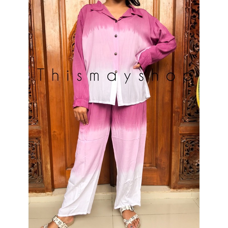 SUPER SALE//Pajamas Panjang/Gradasi/