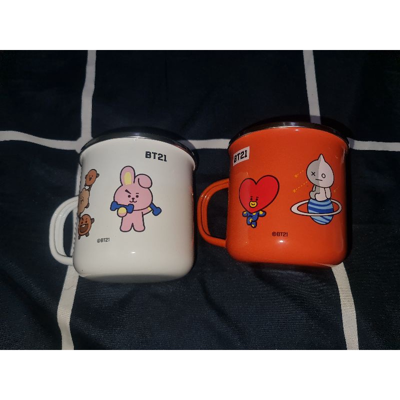 Mug Enamel BT21 Milklife