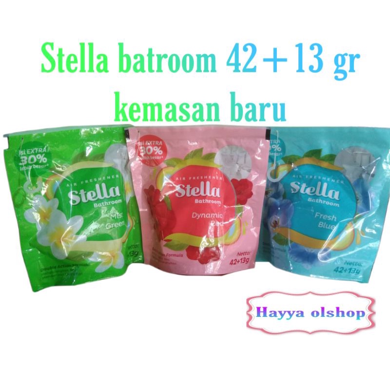 STELLA BATHROOM 42+13 gr kemasan baru