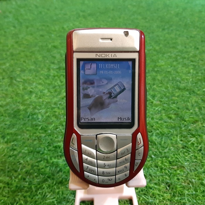 HP Jadul Nokia 6630 Red Normal Mulus Unik Not 6600 or 5510