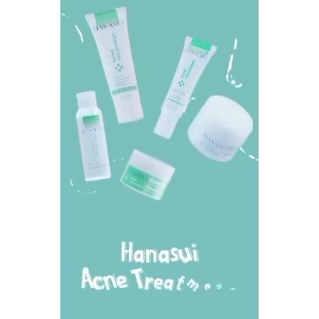 ✨SHASYA✨ HANASUI ACNE TREATMENT SERIES PAKET SKINCARE HANASUI ANTI ACNE ECER