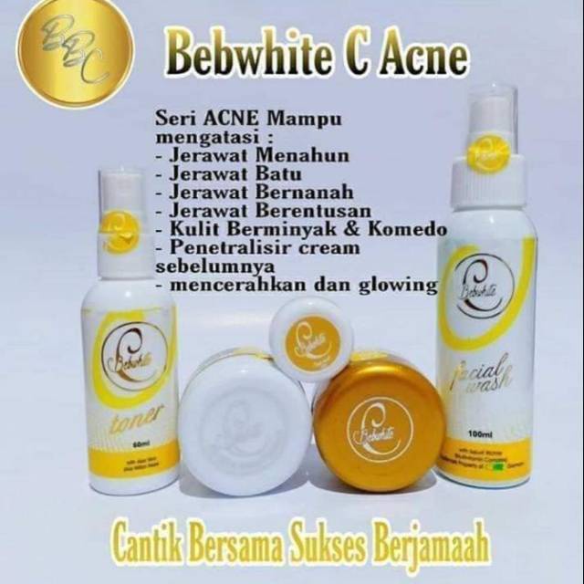 CREAM Bebwhite C skincare//Glow &amp; Acne