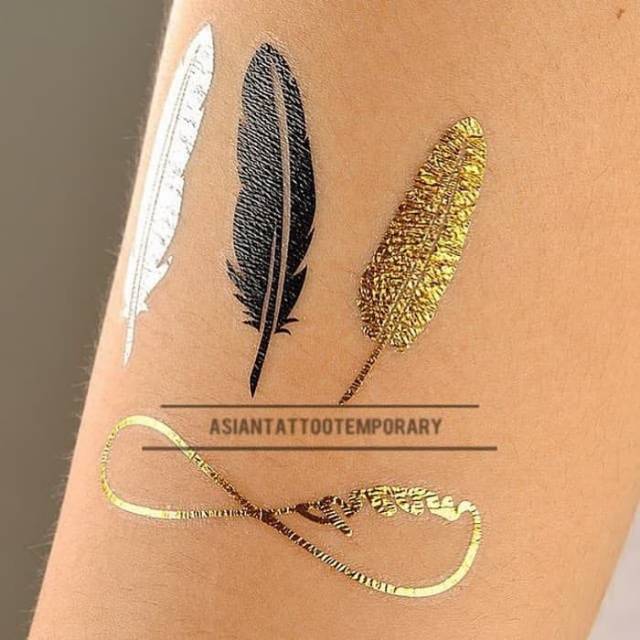 ✴️TATTO METALIC GOLD✴️ temporary/tato kulit /tato tubuh emas