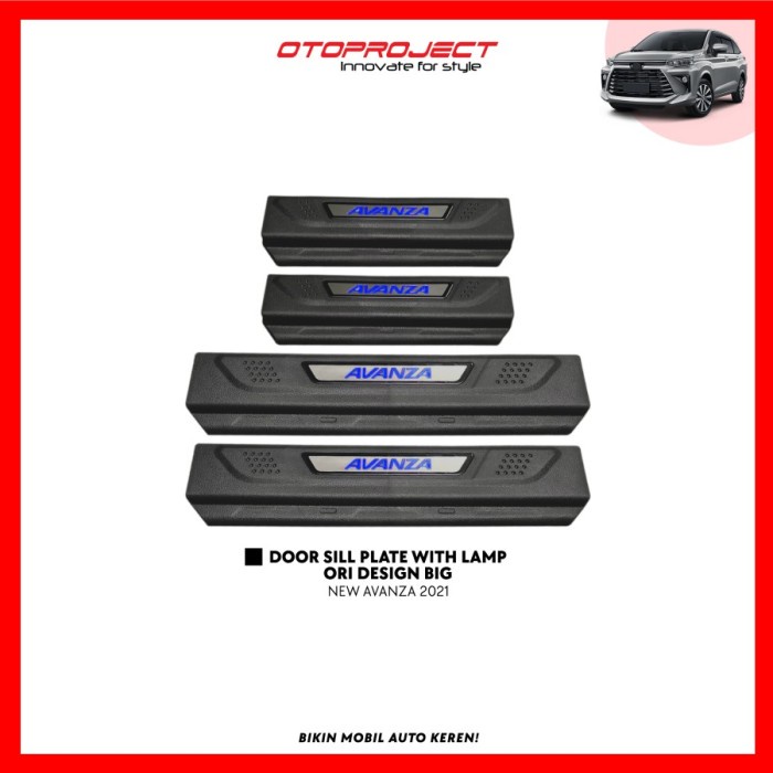 Sillplate Samping Avanza 2022 Door Sill Plate Mobil Ori Big Desaign