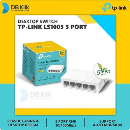 Desktop Switch TP Link LS1005 5Port 10/100Mbps - TPLink LS 1005