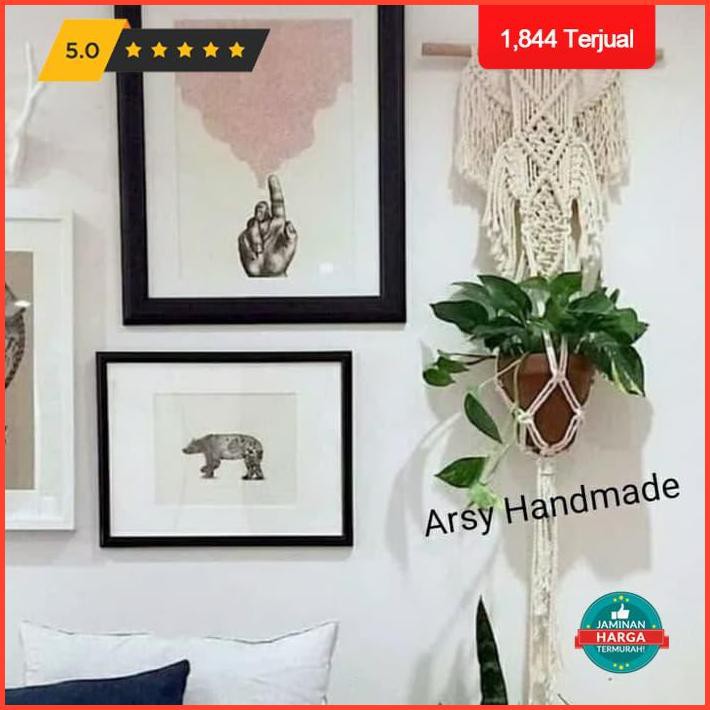 Dekorasi Rumah Tali Pot Gantung/Gantungan Pot/Hiasan Dinding/Tali Macrame/Tali Kur Promo