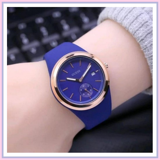 Jam Tangan Wanita Terbaru Mk Crono Aktif Rantai Stenlisstell ,Tahan Ai Jam Tangan Wanita Analog Gues