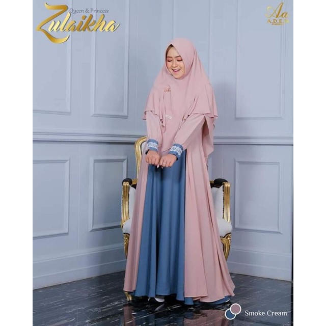 Zulaikha by aden, gamis aden couple sarimbit gamis branded