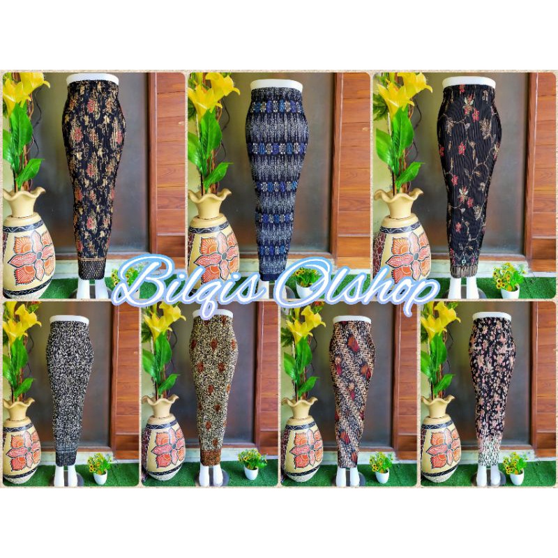 BQ> Rok Plisket Motif Batik | Rok Plisket Premium | Variasi Motif Batik Rok Plisket