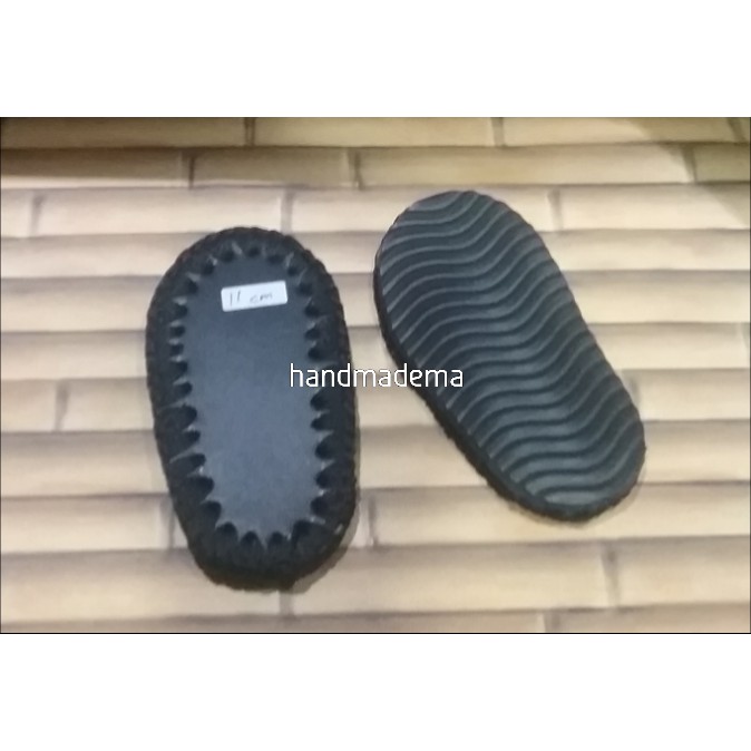 Promo sol sepatu bayi/alas sepatu rajut Diskon