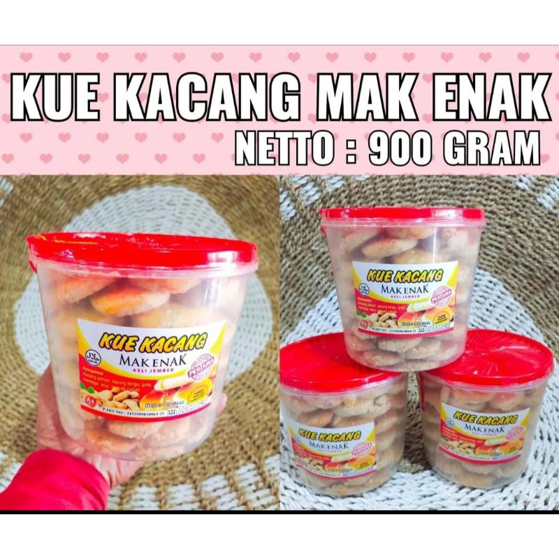 kue kacang mak enak jember asli