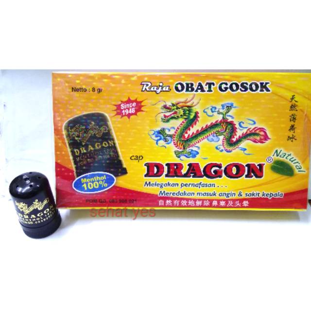 Dragon Menthol (Raja Obat Gosok ) - Melegakan Masuk Angin
