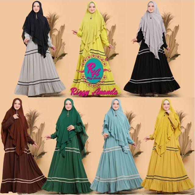 Humaira set syar'i ori Rizqy Ananda