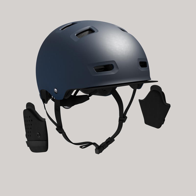 BTWIN 500 Helm City Bowl Sepeda Kota Sepeda Lipat - Putih