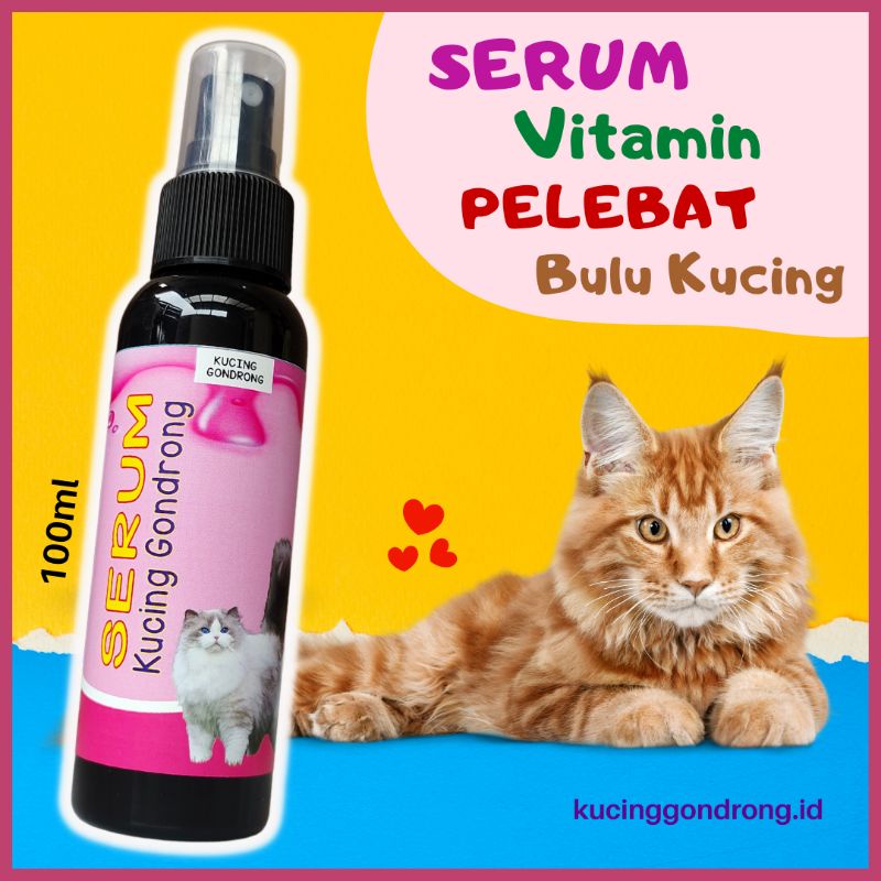 Vitamin Bulu Kucing Serum Spray