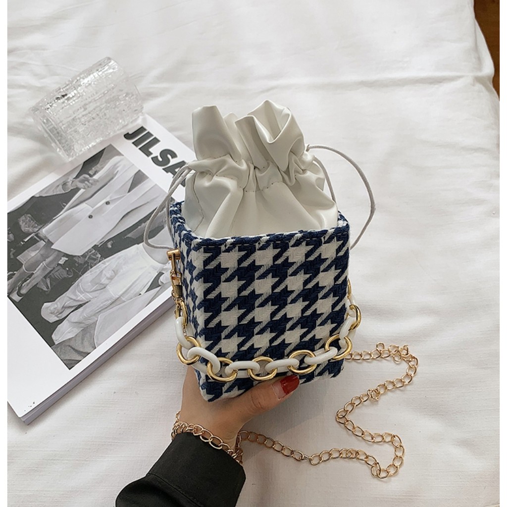 JK C8510 1KG MUAT 2PCS TAS SELEMPANG FASHION MINI KUBUS IMPORT