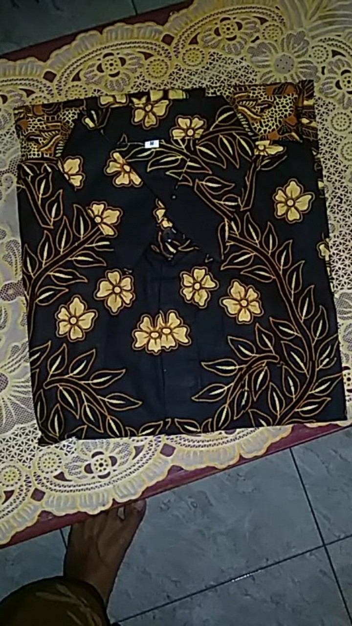 [bisa Cod] Kemeja Batik Pria Lengan Panjang Baju Batik Reguler New Arrival