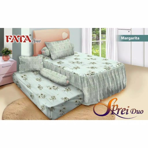 Grosir Sprei Sorong-sprei Double-sprei 2in1-sprei Duo Fata Bunga Vintage