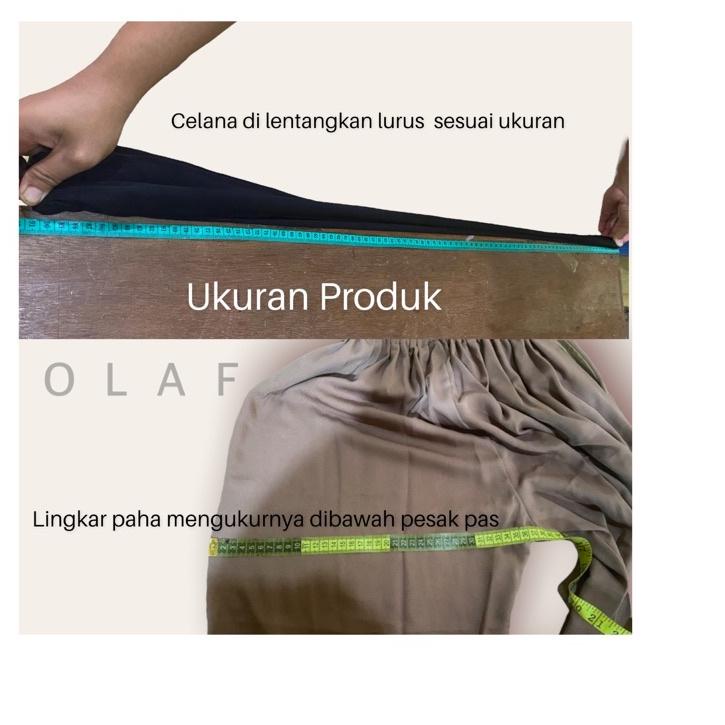 Langsung Beliii.. CELANA KULOT RAYON TWILL PREMIUM FASHION ORI JUMBO PREMIUM TEBAL NYAMAN MUAT BB 45