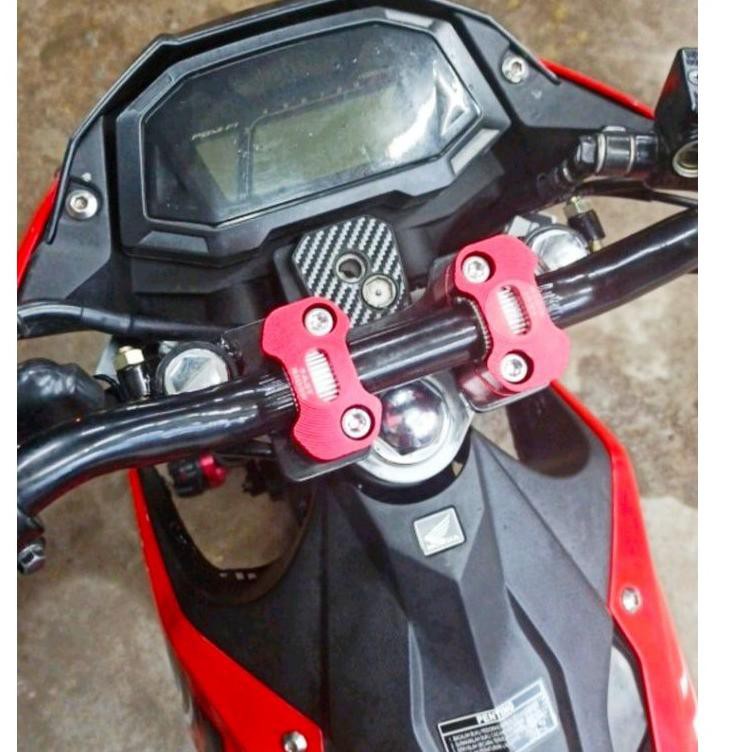 VZK BREKET STANG RZR SONIC 150R DUDUKAN STANG RZR HONDA SONIC BREKET RAISER STANG RZR SONIC 150 R➦▼